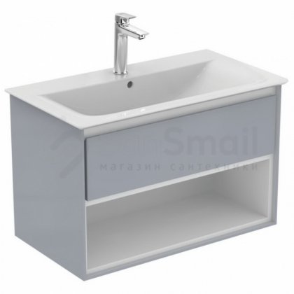 Мебель для ванной Ideal Standart Connect Air E0827 80 см светло-серая