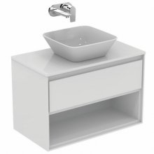 Мебель для ванной Ideal Standart Connect Air E0827 80 см со столешницей белая