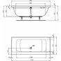 Ванна Ideal Standard Connect Air Duo 170x75