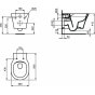 Унитаз Ideal Standard Connect Air Rimless+ E2288V3