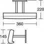 Опора для спины Ideal Standard Contour 21 S6637AC