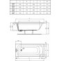 Ванна Ideal Standard Simplicity 150x70