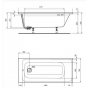 Ванна Ideal Standard Tonic II 170x75