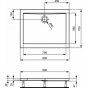 Душевой поддон Ideal Standard Ultraflat K193401 90x70