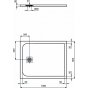 Душевой поддон Ideal Standard Ultraflat S K8219FV 100x80