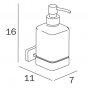 Дозатор для жидкого мыла Inda Lea A18120CR21