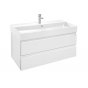 Мебель для ванной Jacob Delafon Madeleine 100 см белая глянцевая