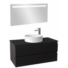 Мебель для ванной Jacob Delafon Madeleine 100 EB2084-J53 черная матовая