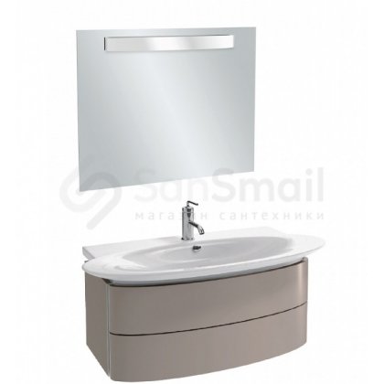 Мебель для ванной Jacob Delafon Presquile 100 серый титан с двумя ящиками