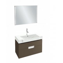 Мебель для ванной Jacob Delafon Reve 80 светло-коричневая с двумя ящиками