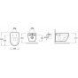 Унитаз подвесной безободковый Jacob Delafon Rodin+ EDY102-00 с крышкой E23280-00 микролифт