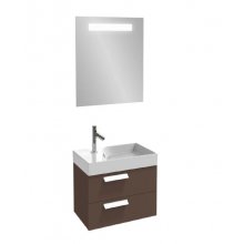 Мебель для ванной Jacob Delafon Rythmik 60 светло-коричневая с раковиной EXR112-Z