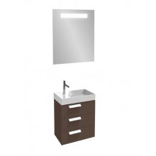 Мебель для ванной Jacob Delafon Rythmik 60 светло-коричневая с тремя ящиками с раковиной EXR112-Z-00