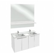 Мебель для ванной Jacob Delafon Struktura 120 белая с распашными дверцами