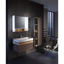 Мебель для ванной Jacob Delafon Terrace 80 коричневая