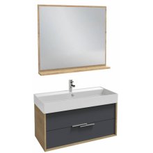 Мебель для ванной Jacob Delafon Vivienne 100 арлингтонский дуб/насыщенный серый матовый