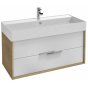 Мебель для ванной Jacob Delafon Vivienne 100 арлингтонский дуб/белый матовый