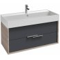 Мебель для ванной Jacob Delafon Vivienne 100 серый дуб/насыщенный серый матовый