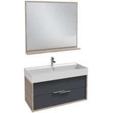 Мебель для ванной Jacob Delafon Vivienne 100 серый дуб/насыщенный серый матовый