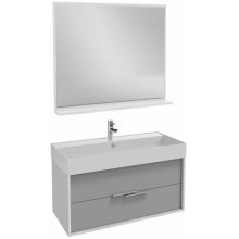 Мебель для ванной Jacob Delafon Vivienne 100 белый/серый титан глянцевый