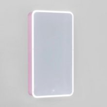 Зеркало-шкаф Jorno Pastel 46 розовый иней