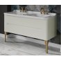 Мебель для ванной Kerasan Waldorf 150 белая с ящиками ножки бронза