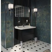 Мебель для ванной Kerasan Waldorf 100 черная ножки...