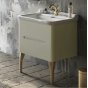 Мебель для ванной Kerasan Waldorf 80 см белая ножки бронза