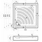 Поддон акриловый Koller Pool Round 90x90 квадратный