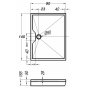 Поддон из литьевого мрамора Kolpa San Duro 140x90