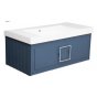 Мебель для ванной La Fenice Cubo 100 синяя