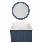 Мебель для ванной со столешницей La Fenice Terra 60 синяя