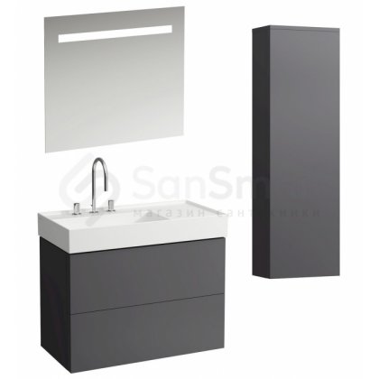 Мебель для ванной Laufen Kartell 407618 грифельный серый