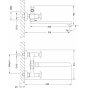 Смеситель для ванны Lemark Flora LM0152C