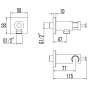 Штуцер Lemark LM3785MW