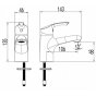 Смеситель для раковины Lemark Plus Strike LM1130C