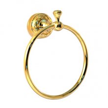 Кольцо для полотенца Magliezza Primavera 80309 золото