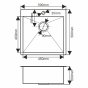 Мойка кухонная Melana Profline D5050HG золото матовое