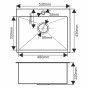 Мойка кухонная Melana Profline D5343HG золото матовое