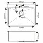 Мойка кухонная Melana Profline D6045HC бронза матовая