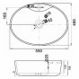 Раковина Melana MLN-320301-805 белая