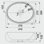 Раковина Melana MLN-320303-805 белая