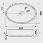 Раковина Melana MLN-320317-805 белая