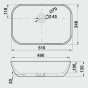 Раковина Melana MLN-78160-805 белая