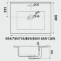 Раковина Melana MLN-E100 (9100E-805) белая