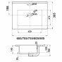 Раковина Melana MLN-R70-805 белая