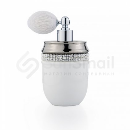 Баночка для парфюма с помпой Migliore Dubai 28451 хром