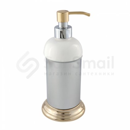 Дозатор для жидкого мыла Migliore Mirella 17276 хром/золото
