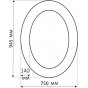 Зеркало Misty Аврора O.1021.BA.ZA col 131