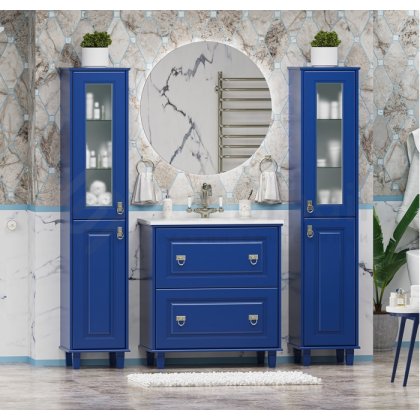 Мебель для ванной Misty Версаль 80 синяя